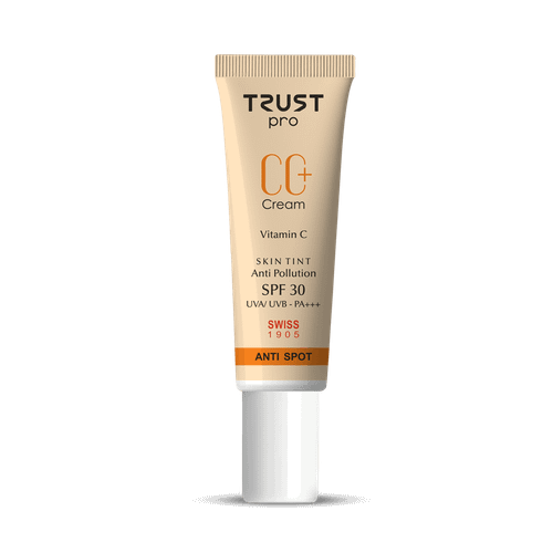 سی سی کرم پلاس spf 30 برند تراست ۲۰۲۴ در سه رنگ جذاب (اویل فری)